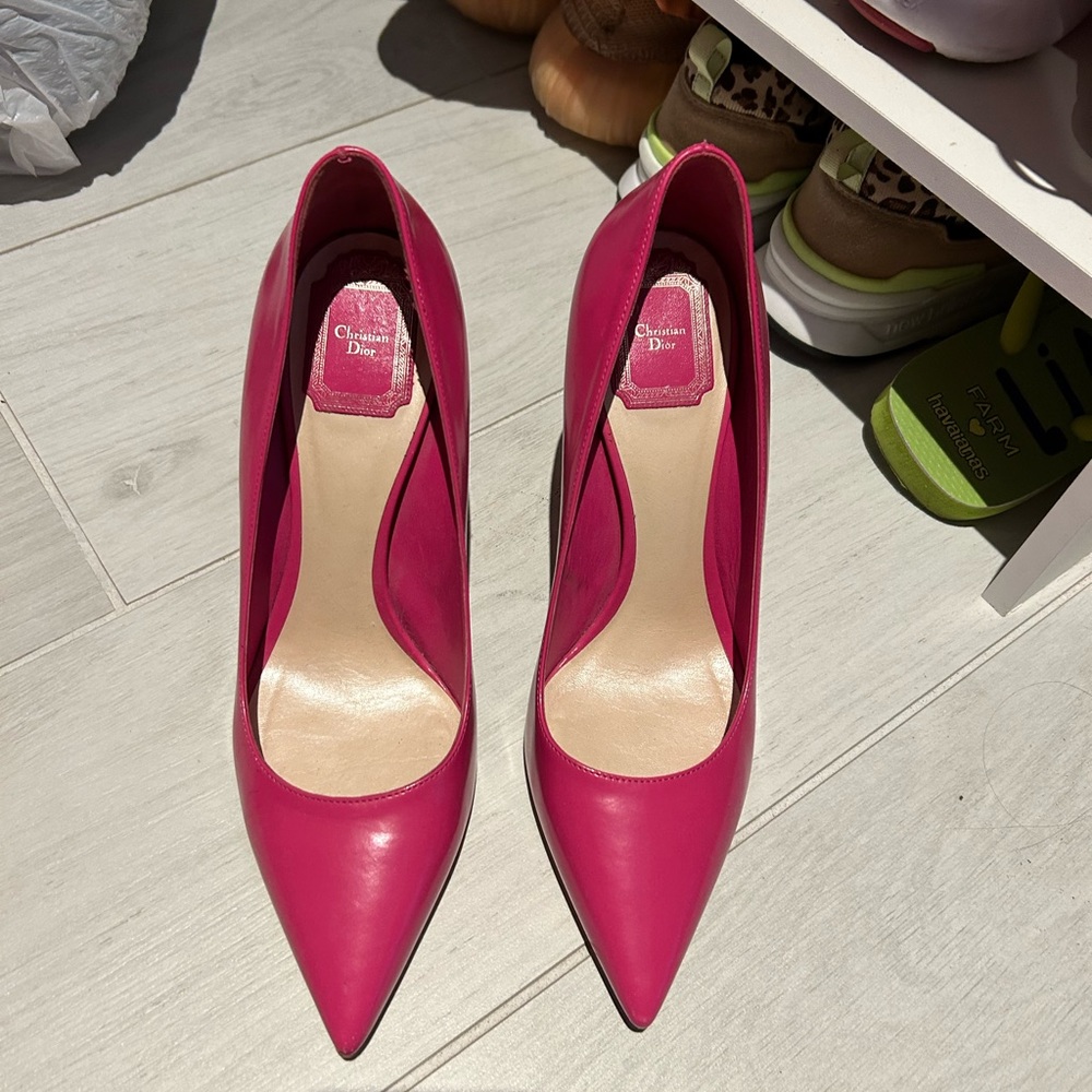 Christian Dior pink pumps size 40